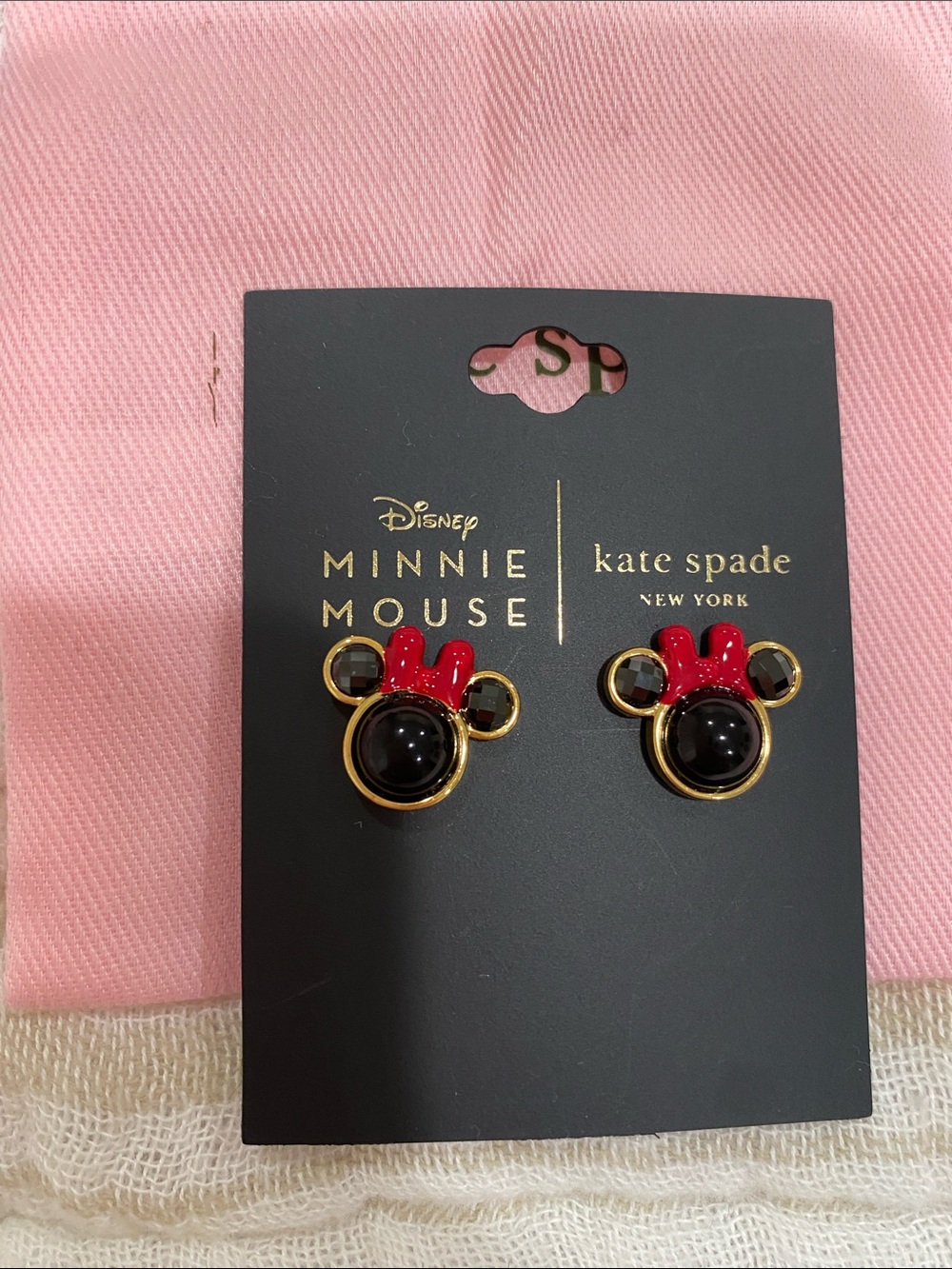 Kate Spade Minnie Mouse Earrings and Necklace - Picture 9 of 9